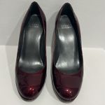 Stuart Weitzman  Burgundy Platswoon Patent Leather Pumps Photo 1