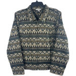 Christopher & Banks Women’s XL Zip Front Jacket Southwest Aztec Tapestry Photo 0