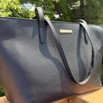 Betsey Johnson Black Tote Bag With Floral Interior NWT Photo 0