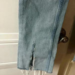 ZARA Light wash  jeans. Split at the front on both sides. Size 4. Photo 1