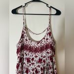 Brandy Melville  Womens Rose‎ Flower Sundress Red White Photo 2