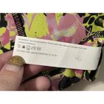 Lululemon NEW  Energy Bra Yellow Black Floral Luxtreme Racerback Sports Bra Sz 4 Photo 4