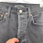 Aritzia Denim Forum The Yoko High Rise Slim Jeans High Waisted Black Size 25 Photo 4