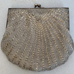 Silver Beaded Purse, Vintage Photo 2