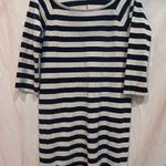 Old Navy Striped Boat Neck 3/4 Sleeve Casual Dress Navy White Size M Photo 0