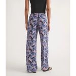 Marine layer  Allison Trouser Wide Leg in Violet Watercolor Size XL Photo 1