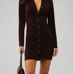 Peppermayo $60 New  Ring My Bell Mini Dress - Brown - size 4 Photo 0