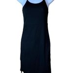 Romwe  ‎ black ruched spaghetti strap dress Photo 0