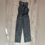 Athleta Charcoal Sleeveless Jumpsuit Photo 4