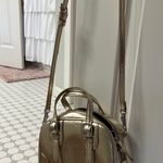 ZARA Buckled Gold Purse Photo 6