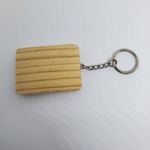 Avon Wooden Teacher Chalkboard Keychain Tan Photo 1