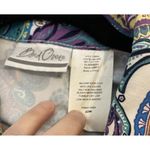 Bend Over Hippie Paisley Denim Jacket‎ Size 22W Cowgirl 4 Pocket Button Up Boho Pink Photo 4