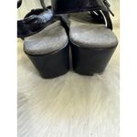 Dansko Black Patent Leather Adjustable Buckle Strap Sandals 40 Photo 4