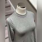 J.Crew NEW  Mock Neck Heather Gray Modal Jersey Swing Dress Women XXS Capsule Photo 3