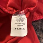 Women's Jazzercise Red Dance Track Athletic Jacket Size XL GUC #7224 Photo 4