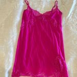 Victoria's Secret 🩷✨VTG Y2K Victoria Secret Hot Pink Lace Slip Dress in L Photo 0