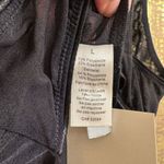 Samantha Chang Jet Set Sheer Black Mesh Bodysuit Large NWT Photo 6