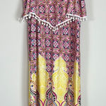Magic ‎ Colorful Bohemian Maxi Dress Size XL Photo 0