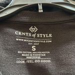 NWOT Lightweight sweat shirt Black Photo 3