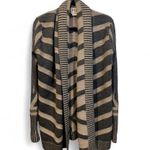 Haute Hippie HAUTE HIPPIE 100% MERINO Wool AZTEC BOHO Dark Gray Cardigan Sweater XS / Small Photo 0