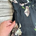 Maeve  by Anthropologie Womens Bergenia Cropped Jumpsuit 2 Black Pink Green White Photo 5