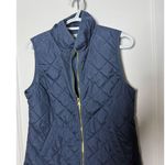 Old Navy Navy Blue Lightweight Quilted Puffer Vest Size Small Preppy Chic Fall Photo 2