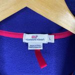 Vineyard Vines Purple Full Zip Collard Fleece Vest Women's Size Large Photo 4