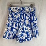Sugar Lips NWT Floral Zaferia Shorts Linen Blend Tie Waist Mom Short Size XL Photo 2