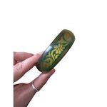 Green and Gold Whale Tropical Bangle Bracelet Yellow Photo 3