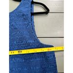 Madewell NWT  Sicily Dress PXL Blue Smocked Midi Dress Sleeveless Summer Casual Photo 7