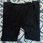 Lulus Watch Me Work Black Faux Suede Motto Leggings Size XS Photo 7