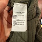 American Eagle  Olive Green Ribbed Wrap Front Long Sleeve Jumpsuit - size XS Photo 8