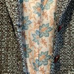 J. Jill Women’s Tweed Cropped Jacket Blazer Turquoise Green Lined Size 6 Photo 4