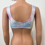 Frankie's Bikinis XS Funfetti twenty five swim bikini top SW 2918 Blue Photo 7