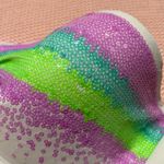 Victoria's Secret White Sequin Bikini Top Photo 5