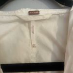Free People White Jacket with Pink Laces Photo 5