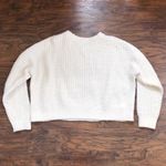 Madewell • Everett Rib-Play Pullover Sweater cream chunky cable knit alpaca Photo 7