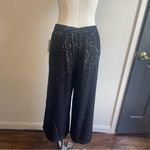Michael Michael Kors Sequin Cropped Pants – Black – Size M – NWT – Retail $195 Size M Photo 4