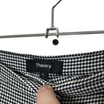 Theory Classic Skinny Pant Houndstooth Women’s Size 4 Black Ivory Crop Photo 2