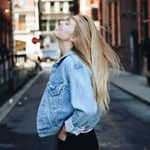 Brandy Melville  John Galt Jean Blue Denim Jacket Photo 1