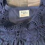 Holding Horses Holding Horses Anthropologie Sz S Navy Blue Augusta Crochet Lace Swing Dress Photo 9