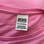PINK - Victoria's Secret PINK VICTORIA’S SECRET Tie Front Crop T-shirt Womens Size XS Preppy Sporty Cute Photo 5
