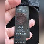 Topshop  Black Mini Dress with Tortoise Ring size 6 NWT Photo 7