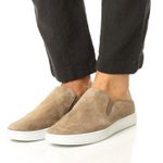 Vince | US 6 / EU 36 | Women's Tan Suede Verrell Low-Cut Back Slip-On Sneaker Photo 0