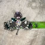 Pretty rhinestone butterfly shoe clips. So versatile. Black Size undefined Photo 8