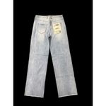 SER.O.YA Margot Mid Rise Slouchy Boyfriend Jeans Coastline Terry NWT Sz 28 Blue Photo 5