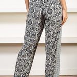 Michael Stars Jordy Pants XS Patterned Pull On Drawstring Ankle Tapered Bohemian Photo 2