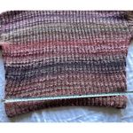 Ruby Moon Vintage Anthropologie long Red tunic Cowl Neck Drawstring Sweater Sz M Photo 7