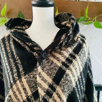 100% acrylic poncho Black Size undefined Photo 1