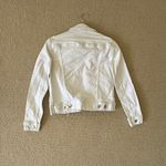ZARA White Denim Jacket Photo 2